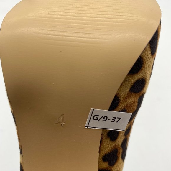 FSJ Leopard Suede Printed Toe Stilettos Heel Pumps - Picture 10 of 10